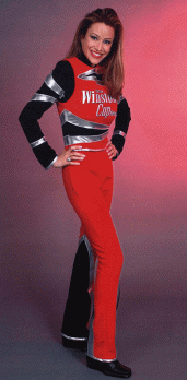 Miss Winston outfit for NASCAR