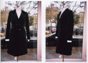 Velvet coat
