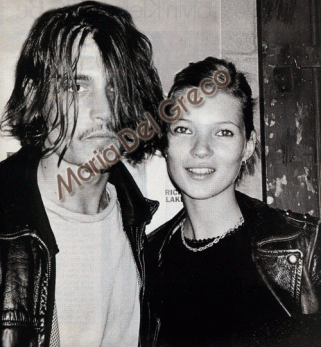 Johnny Depp and Kate Moss